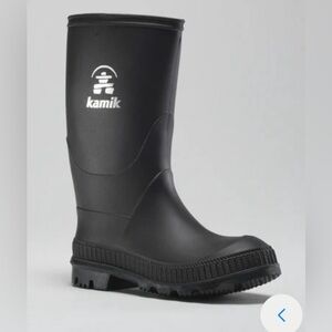 Kamik Black Kids Rain Boots Sz 2